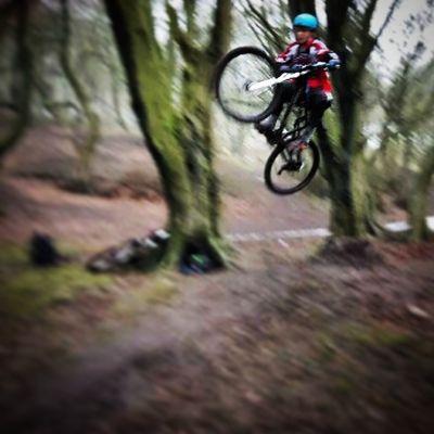 mountain bike rider for OBP-cycles.