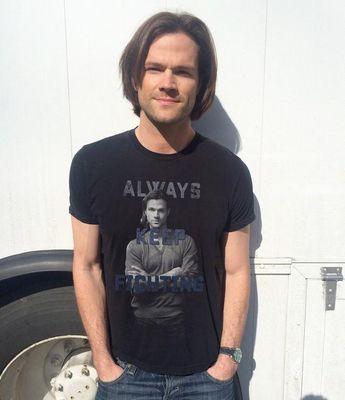 I'm Sam Winchester Married to my love @ruby_gen and these are our sons @_SonofanActor_