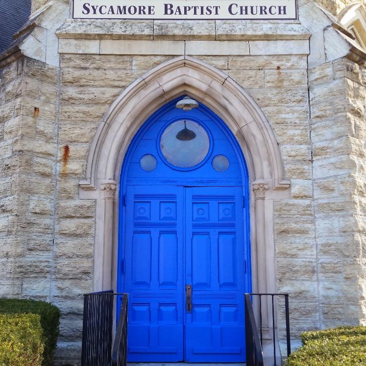 Sycamore Baptist Church welcomes you! We love Jesus and offer hope and help to all. Family-oriented. #BlueDoorChurch