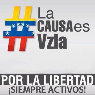 Venezolanos democráticos que denuncian la violación de Derechos Humanos, violencia, represión y persecución del régimen de Nicolás Maduro #LaCausaEsVzla