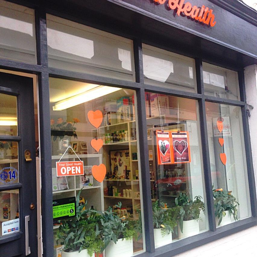 Organic, ethical & free-from products for your good health in Edenbridge, Kent.