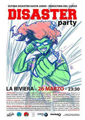 RELACIONES PÚBLICAS DISASTER PARTY MADRID PARA ENTRADAS OFERTAS O CUALQUIER DUDA 638316899