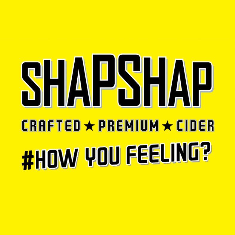 SHAP SHAP CIDER is the first premium craft fruit cider range inspired by South Africa. #HOWYOUFEELING? SHAP SHAP!