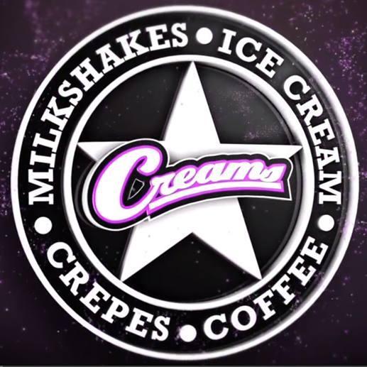 Creams Chatham Maritime specialise in desserts and all things sweet and delicious.  We love to see happy customers. #Waffles #Pancakes #Icecreams #LoveCreams