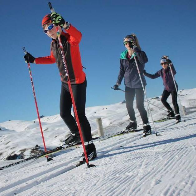 Snow Farm is New Zealand's premier Nordic ski area, with 55km of cross-country ski trails. It is located in the Cardrona Valley between Wanaka and Queenstown.