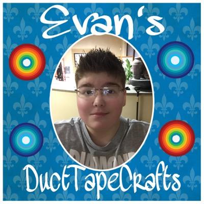 •Go check out our YouTube Account Evans DuctTapeCrafts! •Like, comment, and subscribe! •I teach you how to make things out of duct tape!