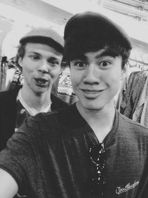 i tried to follow calum's girlfriend but i can't find the follow button, it only says edit your profile
