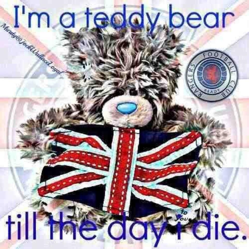 Born a Blue Nose & Will Die a Blue Nose.......W.A.T.P.....Love Glasgow Rangers.......cherish yesterday..Dream Tomorrow & Live for today.....Life is too short..