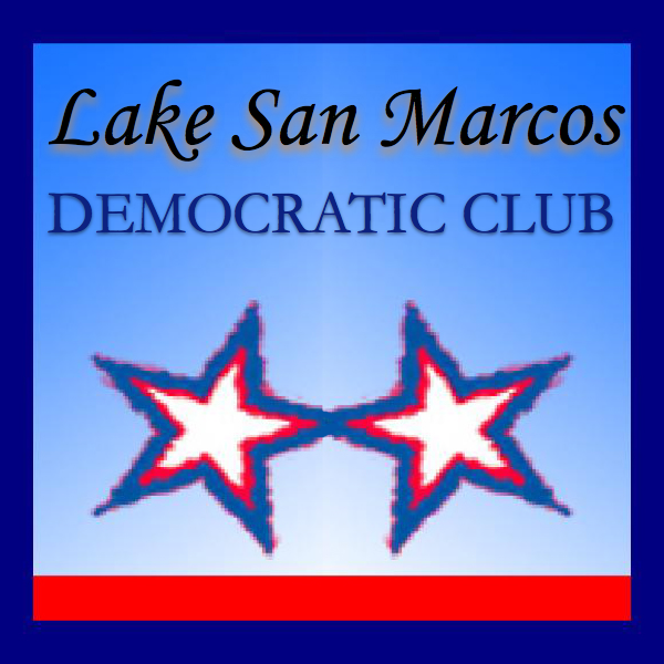 We are the Lake San Marcos Club of the San Diego County Democratic Party.