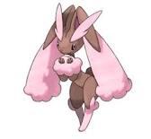 a strong but kind hearted lopunny item: lopunite level: 40 moves: drain punch, ice punch, charm and hi-jump kick trainer: @Kamineryuko