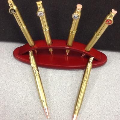 Custom, handmade Bullet Pens made in USA by proud Navy vet!