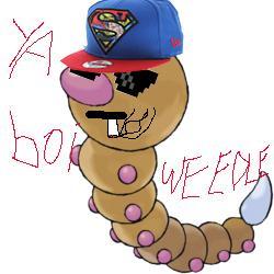 Just a lonely weedle somking that dank kush while getting to lvl 100 #pokesquad