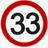 33°