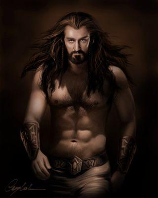 Fuerte guerrero, guapo y maduro monarca de EREBOR por la casa de Durin, intrépido y valiente sin miedo a la muerte#TRL rollfree