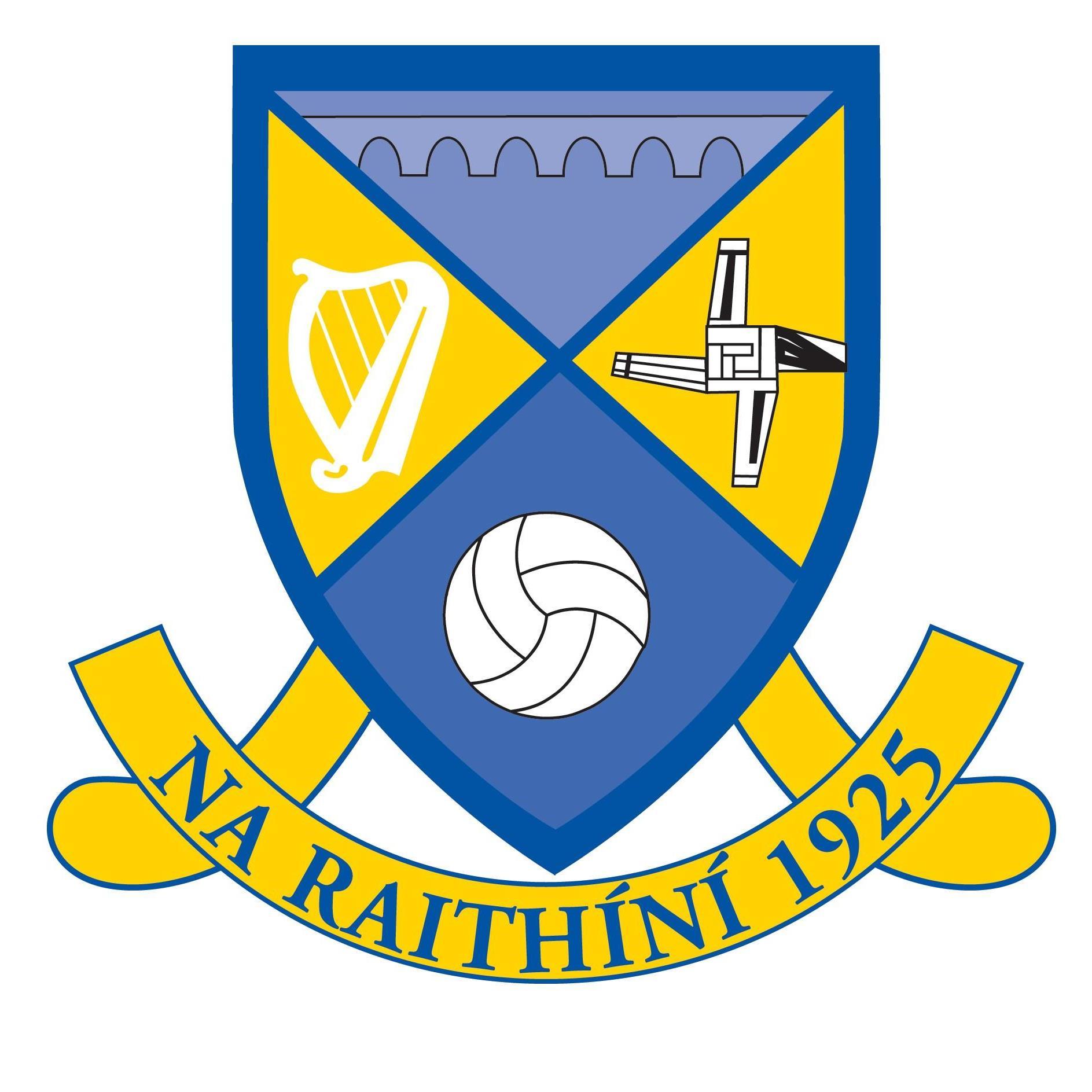 Raheens GAA/LGFA, Tom Lawler Park, Caragh, Co. Kildare. 1981 Leinster Senior Club Champions. 2022 Minor 'A' Champions. 2022 Ladies Junior 'A' Champions.