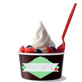 providing healthy and low calorie yogurt served in cups made with eco-friendly resources. it's a real treat fro YO self!