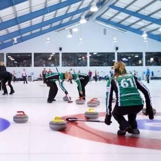 Competitive Women's curling team on the @ontariocurltour and the @worldcurltour Chrissy Cadorin, Ginger Coyle, Jen Spencer , Lauren Wood