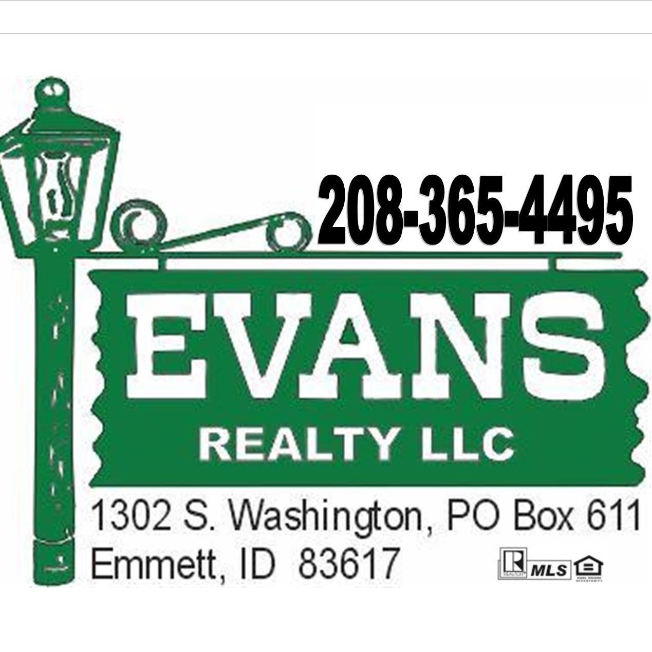Welcome to Evans Realty LLC!
We are a local full service Real Estate company licensed to service the state of Idaho since 1985!