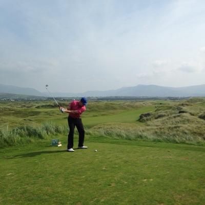Spreading the good word of golf in Ireland.