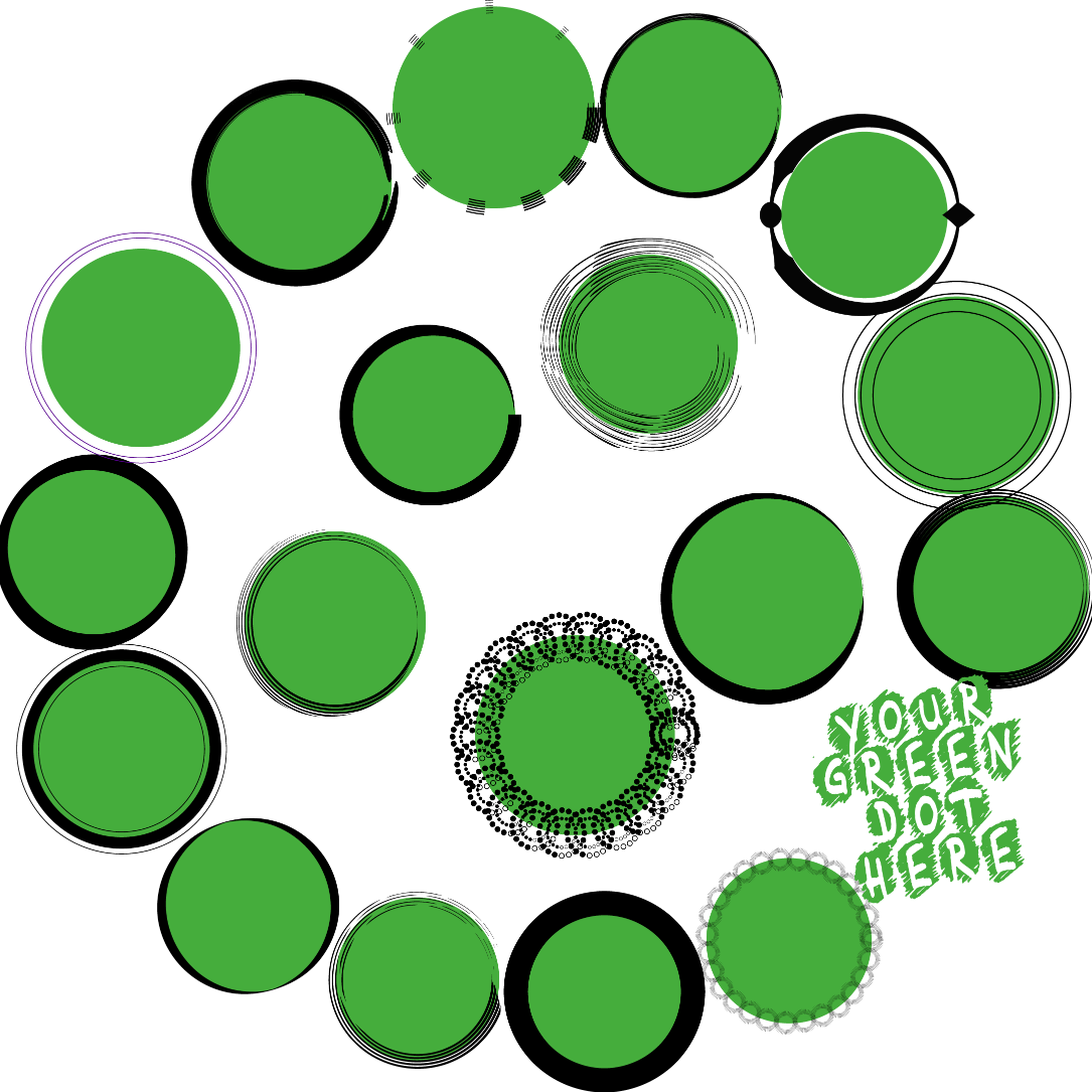 A green dot is an individual action, activity,or statement that communicates to someone else that violence is not okay.We CAN end violence in our valley!