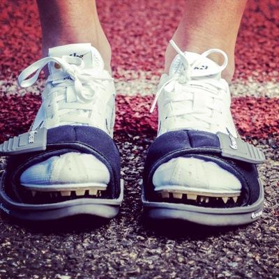 Your spikes' solemate: Track & XC spike cover. No more heel walking!