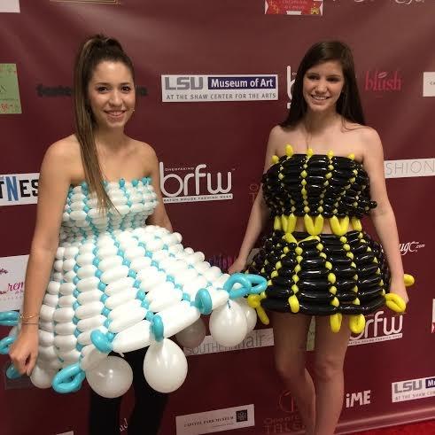 Balloon Dresses by Balloonatic Fashion | Try a custom-made balloon dress at your next party or event! | 318-402-3879