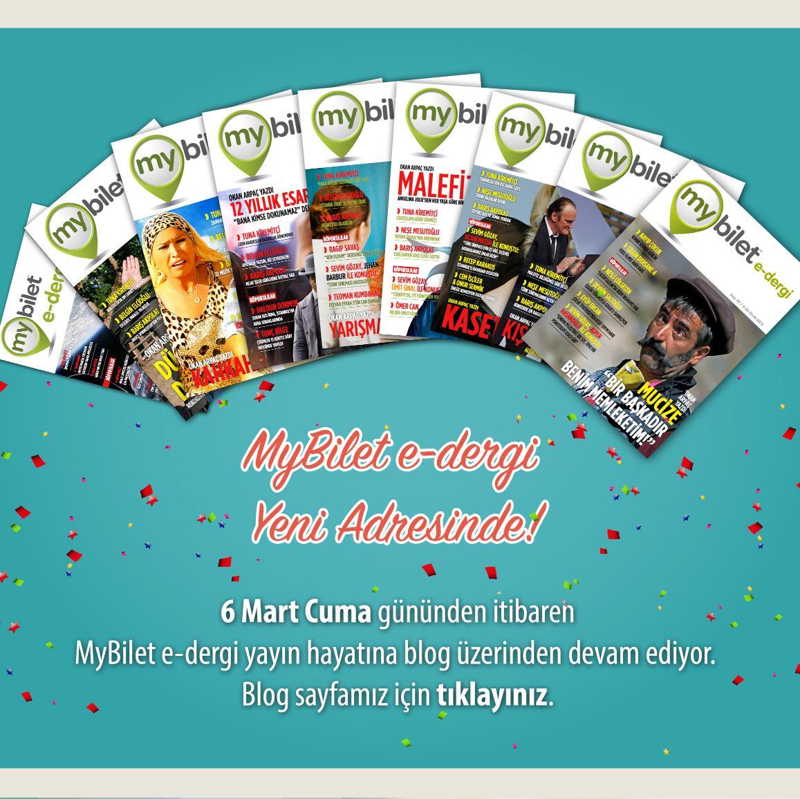 Türkiye’de kültür sanat alanındaki ilk dijital dergi MyBilet e-dergi : ‘Güvenilir Biletlemenin Etkinlik Rehberi!'