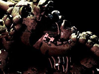 I am the oldest animatronic that ever exist!but i was to creepy and violent for ma creators...buf now,after 50 years...i am ready for my gorey revenge!