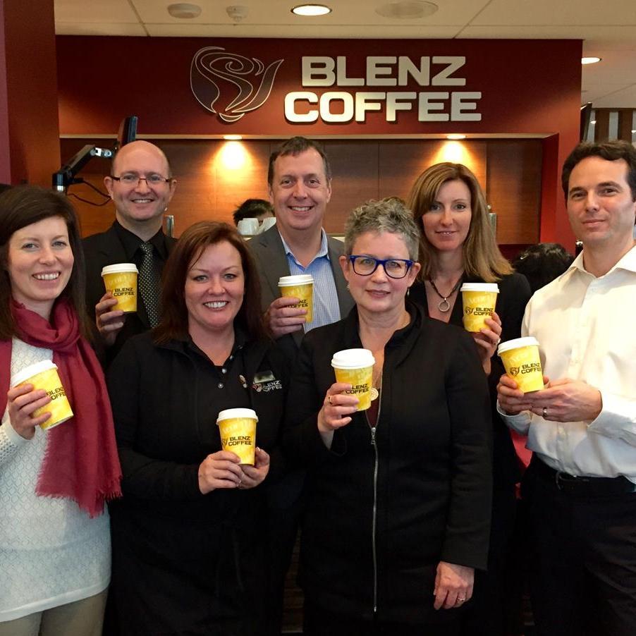 A Social Enterprise BLENZ Coffee Location. All profits benefit the Canadian Mental Health Association.