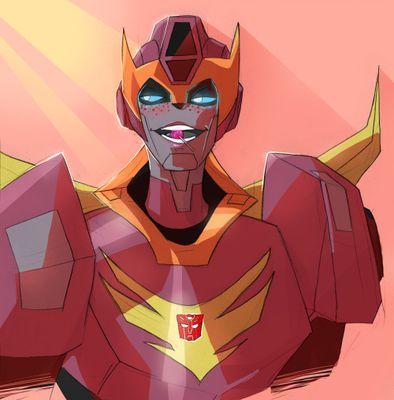 Hey, it's you're best buddy Rodimus Prime here! #TeenRodimus {#TFA / +19 RP}
@RedDoctorCon my dear love red Strawberry~