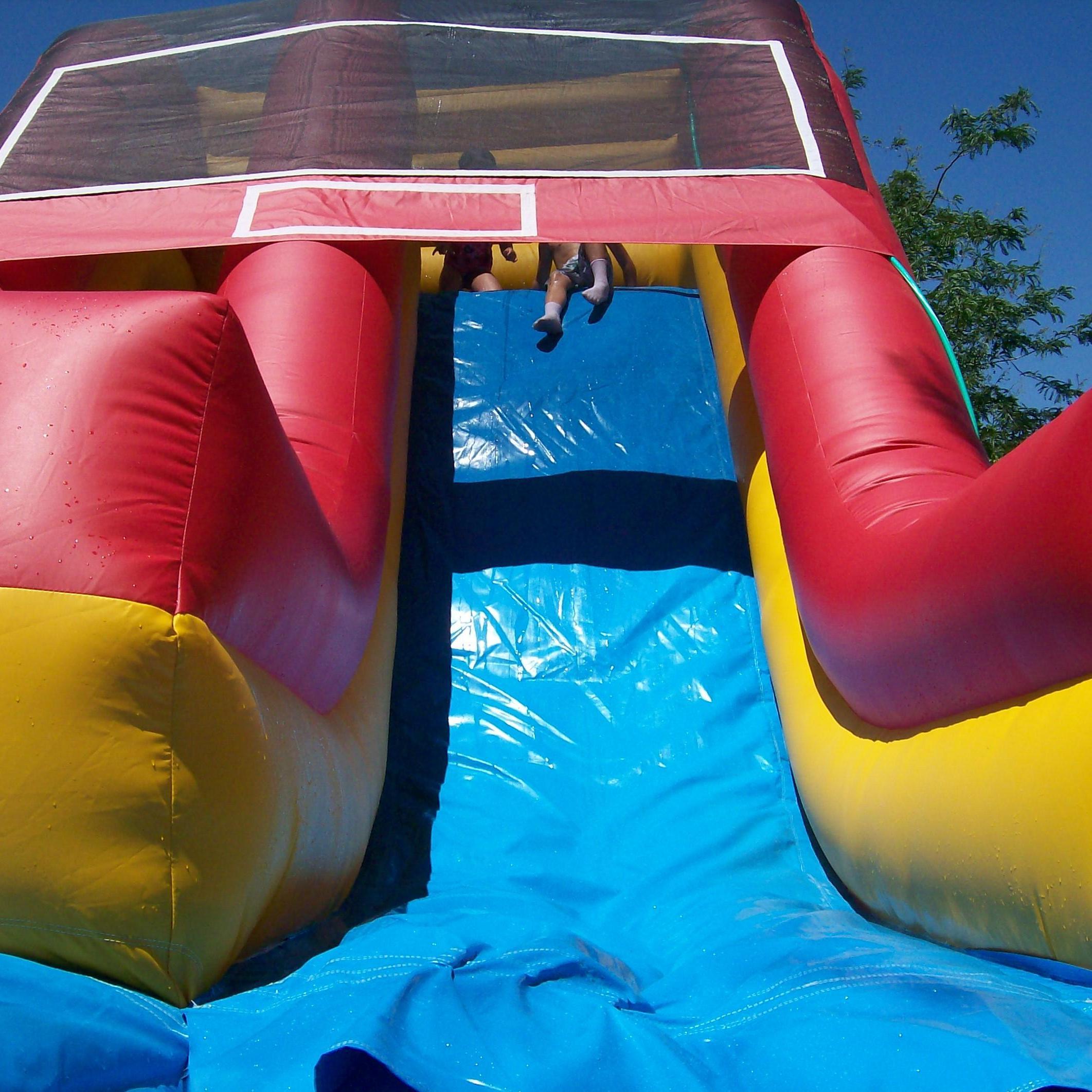 Inflatable water slide rentals-
where all your fun comes with a slide!