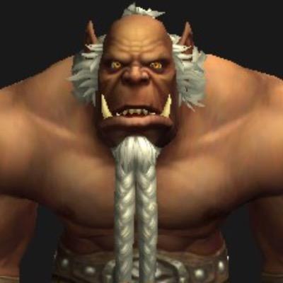I'm Golmash, old leader of the Warsong clan. Father of Grommash and grand father of Garrosh. Spirit of Oshu'gun