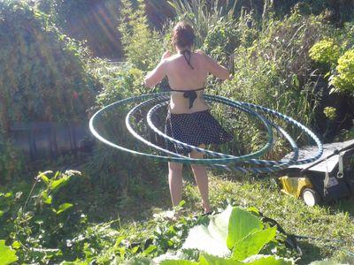 Amateur hula hooper, not very good at it but love hooping in different locations.  check out my youtube channel
