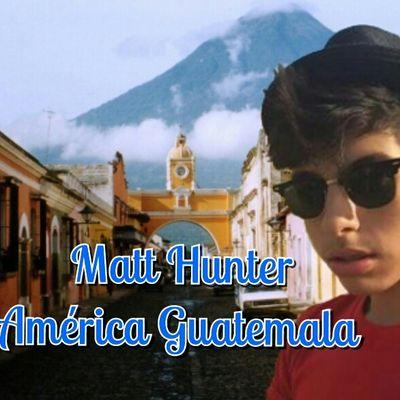 Nuestra meta es apoyar a @matthunter123 en el país conociendo cada dia mas Hunters Nombre oficial Matt Hunter América Guatemala