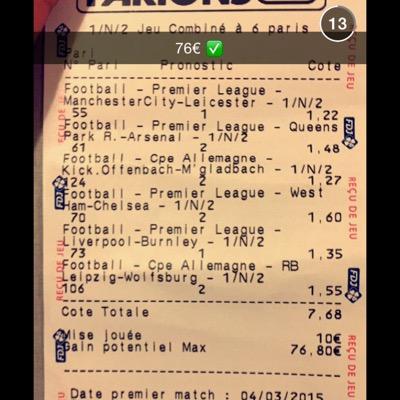 PRONO 100% FIABLE, TOUT MES PRONOSTIQUES SERONT DANS MES FAV