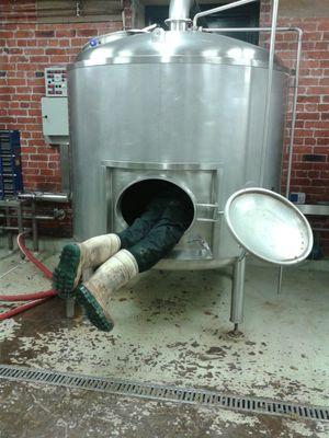 Brewing Wizard in oversized wellies. Affable and vaguely eccentric. HTAFC.