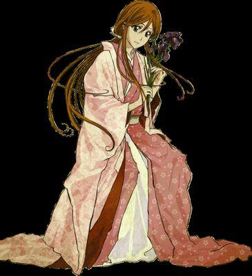 Hi. I'm Orihime. Married and have a son. Ichigo is husband and Eclipse is our son.