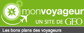 MonVoyageur's profile picture. Les bons plans des voyageurs par ici et par là, par temps de pluie comme par grand soleil, d'un pôle à l'autre du globe, par vous et pour vous.