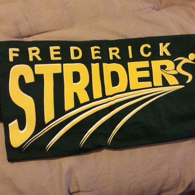 Frederick Striders Track and Field Club established in 1989 in Frederick, MD by Debbie and Charles Brown for ages 7-18. Building strong bodies and minds