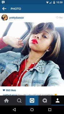 16 Year Old Girl Some Where Getting Money And Hangin WithThe Homies