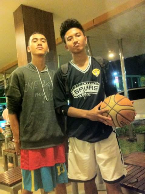 Basketball everywhere...