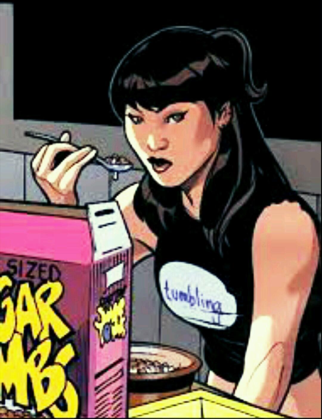 '' Tell you what: You go one day without stabbing me, you get to choose my name. '' Hisako Ichiki A.K.A Armor. #MutantAndProud.