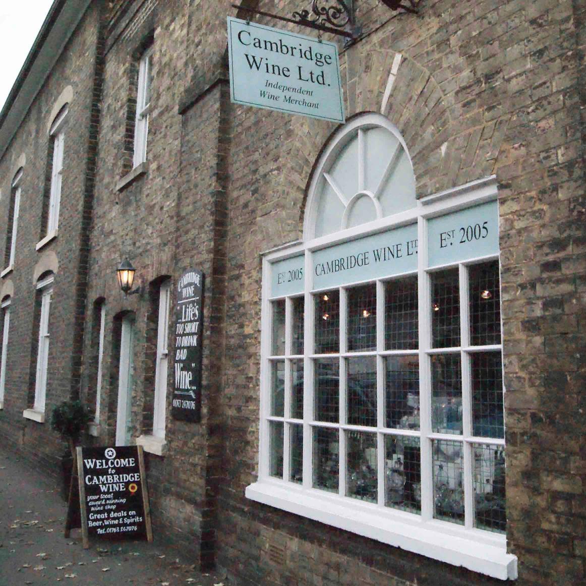 Cambridge Wine Royston is an award-winning independent wine merchant providing wines, beers and spirits. Online ordering and local home delivery available.