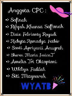 Dibalik♥ CPCFamily.Ada:Safinah,Khansa,Divie,Richy,Santi,Sheren,Amel,Wildiya,Maysaroh||Dibalik PUC♥.Ada:Amel,wildiya,santi,suci||Hijabers♥