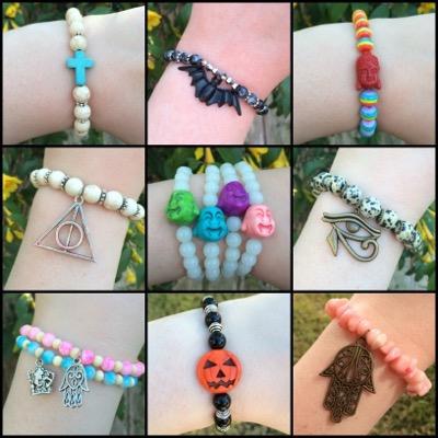 Jewelry maker specializing in bracelets! Contact: wixielulu@gmail.com