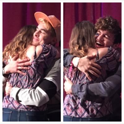 i busted into tears in kian lawley and jc caylens arms for the second time on february 8th