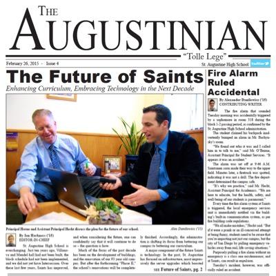 The student-run source of information, opinions, and humor for the St. Augustine High School community; past, present and future🎤