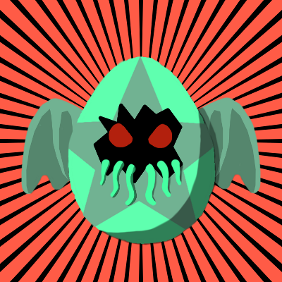 Just an egg monster that fell from outer space.