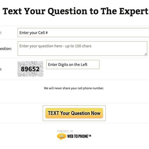 Now your website visitors can chat from your website right to your phone, safely, securely and inexpensively!