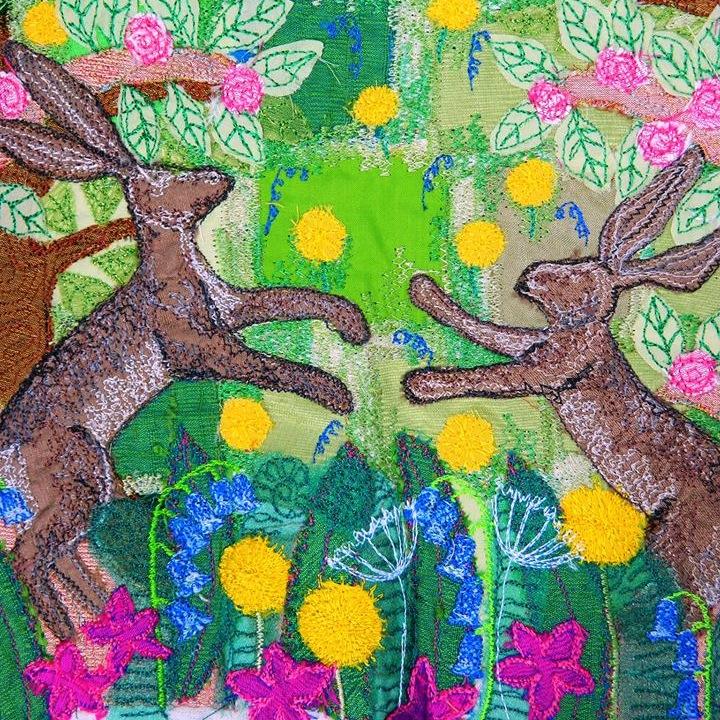 I create bright and fun machine embroidery, full of lively images that will make you smile! For more information visit http://t.co/KQXEXPjV0t.